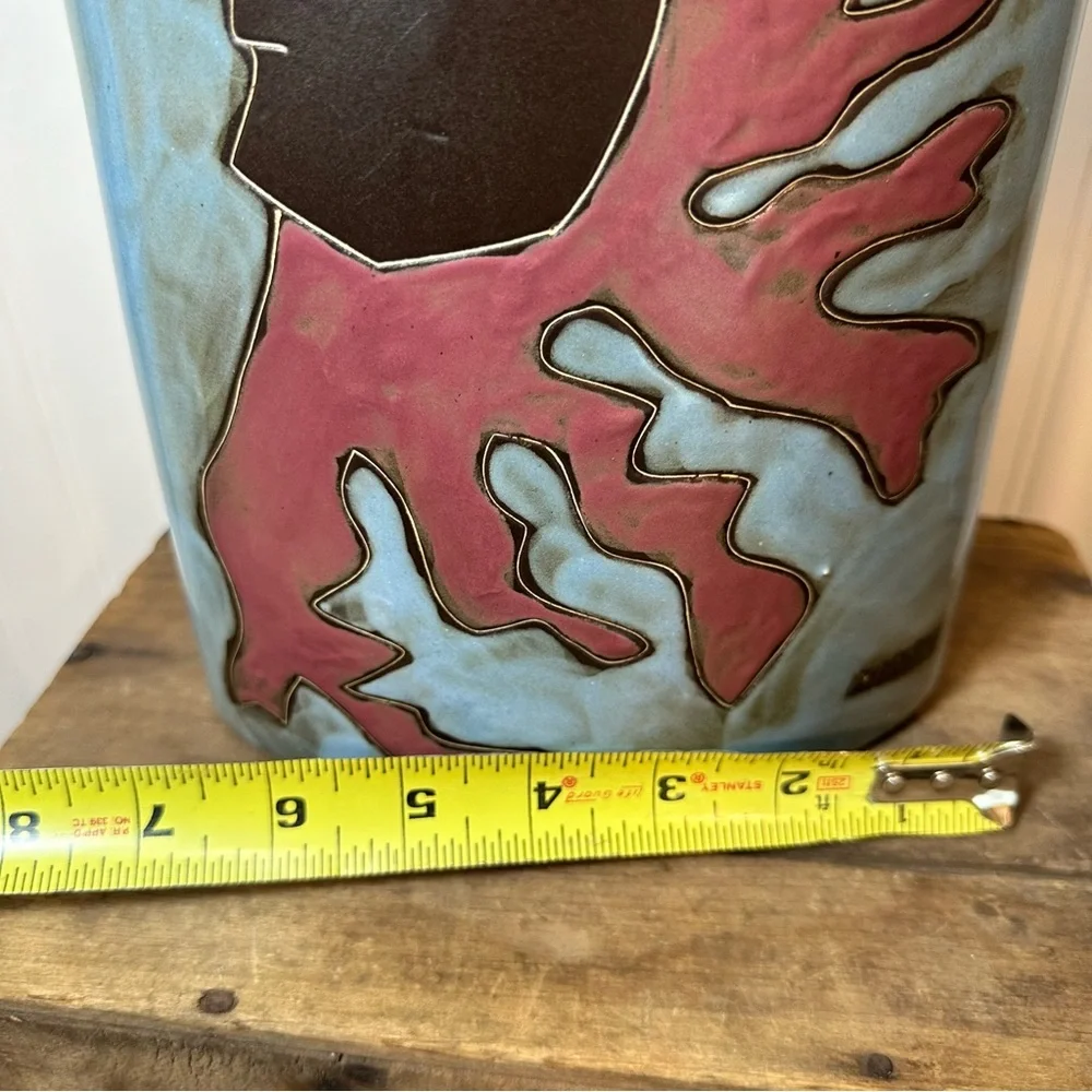 Mara Stoneware Pottery Sun Moon Face Ceramic Fantastic Sun Moon Energy